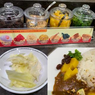 海老フライと夏野菜カレー