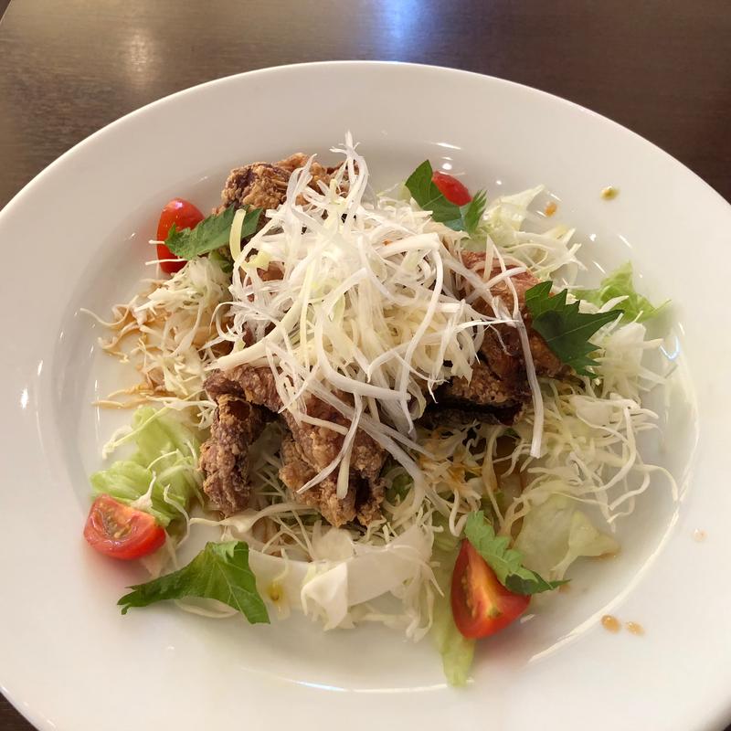 香味野菜と生姜の油淋鶏(デニーズ 川口元郷店)