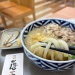 いりこ油の肉うどん