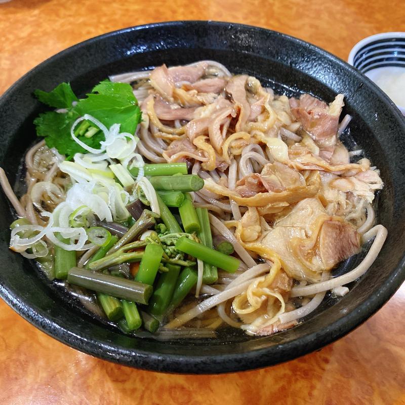 蔵王冷やし地鶏山菜そば(山形田 )