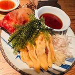 朝どれホヤと海ぶどう