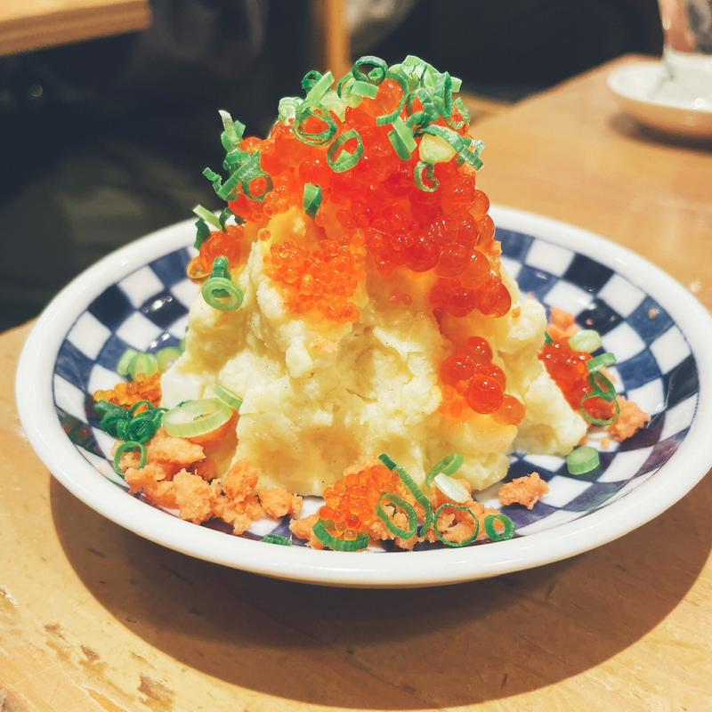 寿司屋のポテサラ(すし酒場 さしす ホワイティうめだ店)