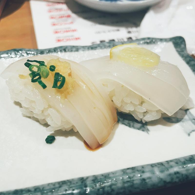 イカ(すし酒場 さしす ホワイティうめだ店)