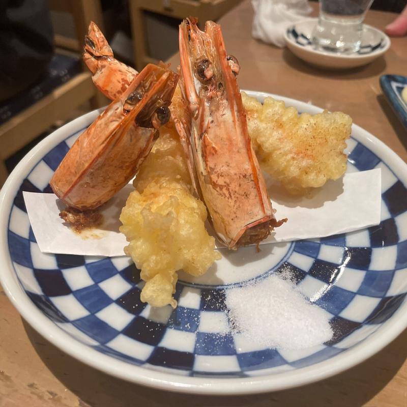 大エビ天ぷら　1尾(すし酒場 さしす ホワイティうめだ店)