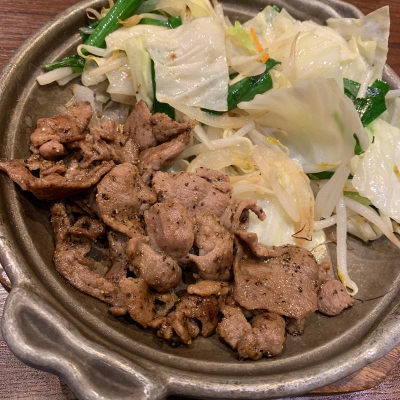 ジンギスカン野菜炒め(清龍 池袋西口店)