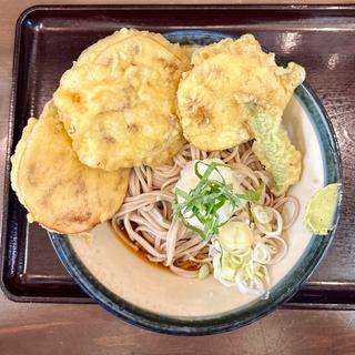 冷し白茄子天そば