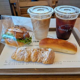 岩下の新生姜タルタルの白身魚バーガー