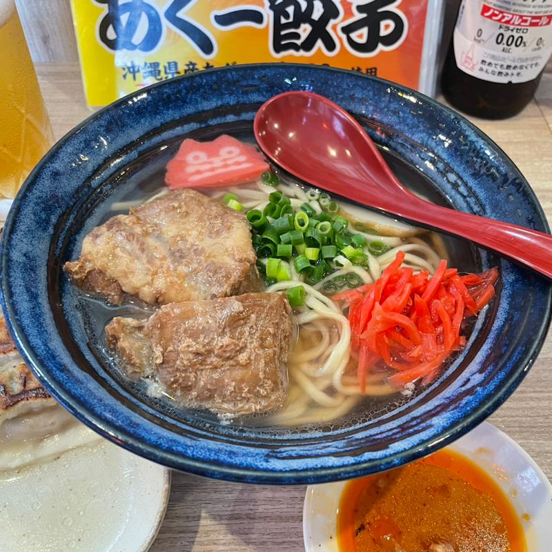 ソーキそば(ゆんたく家)