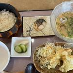 冷や汁と鶏天膳