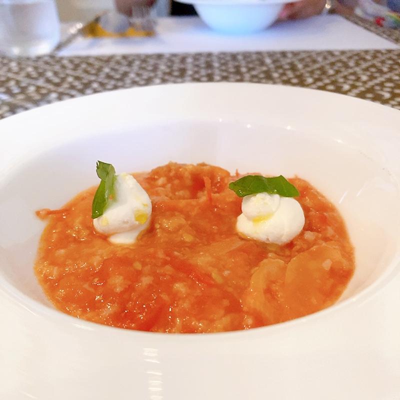 フレッシュトマトのパンがゆ（モーニングコース）(pero（ペロー）)