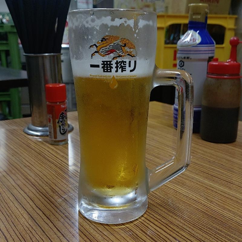 生ビール(立ち喰い 雑賀屋)