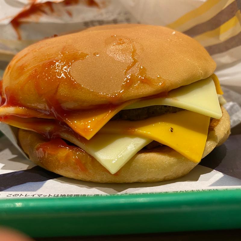 チーチーダブルチーズバーガー(マクドナルド 田川バイパス店)