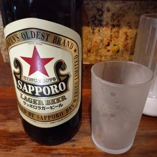 大瓶ビール(もつ焼き ばん 五反田店)