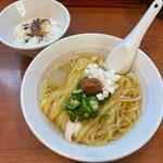 冷やし昆布水そば+専用ライス