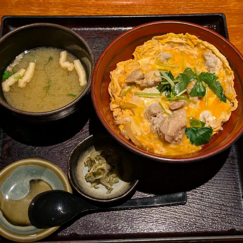 伊達鶏と奥久慈卵の親子丼(鳥元 ミューザ川崎店)