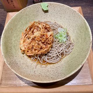 冷やしかき揚げそば