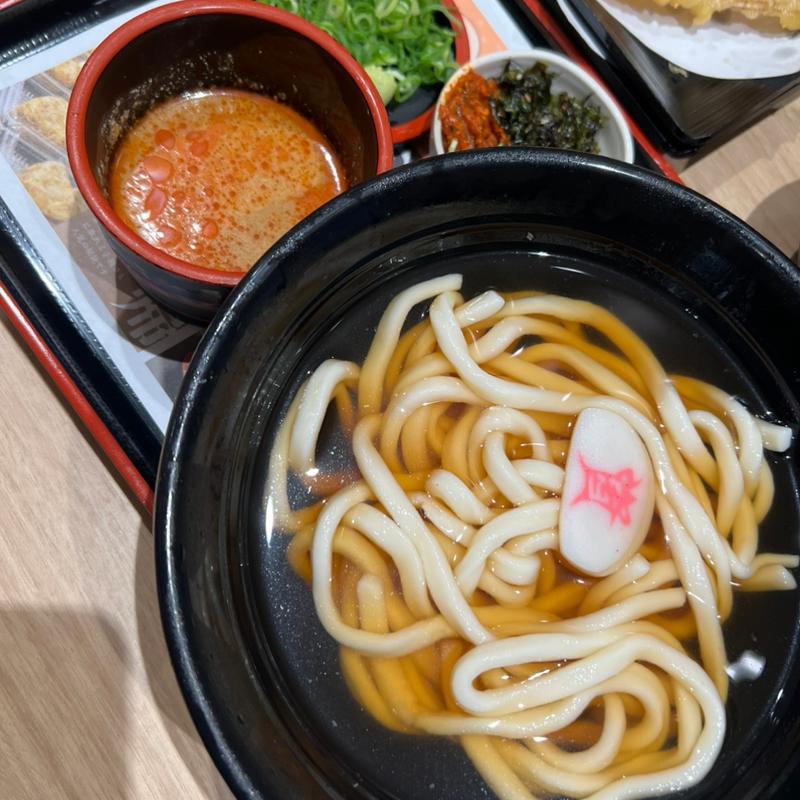 ちょい辛冷やし胡麻つけうどん(資さんうどん 尼崎アマドゥ店)