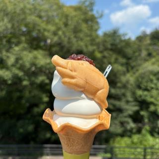 猪最中ソフトクリーム