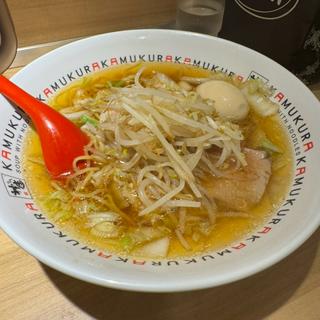 煮卵もやしラーメン