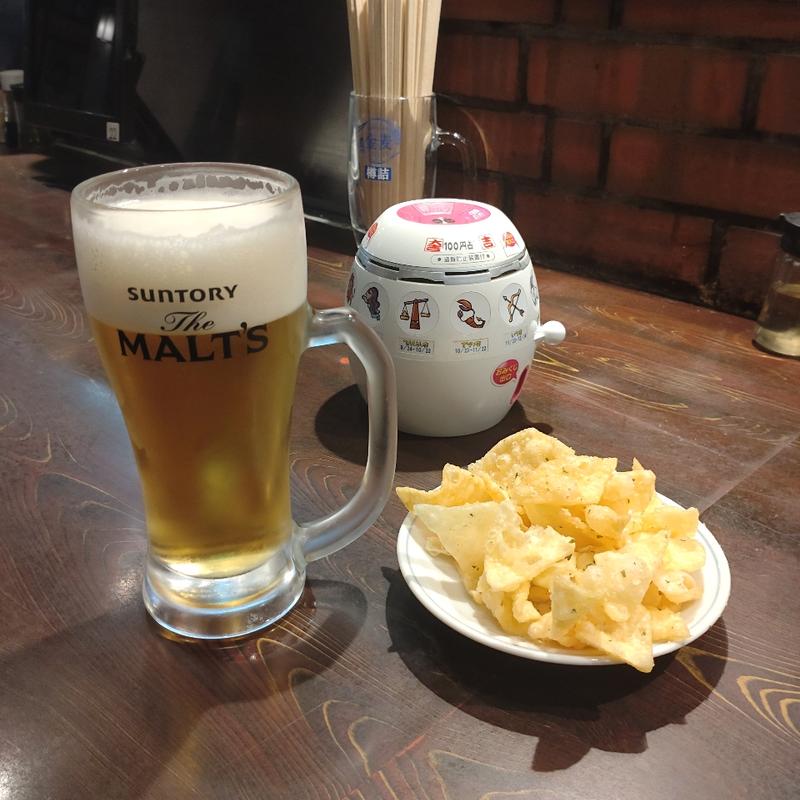 サントリー生ビール中ジョッキ(大塚大酒場)