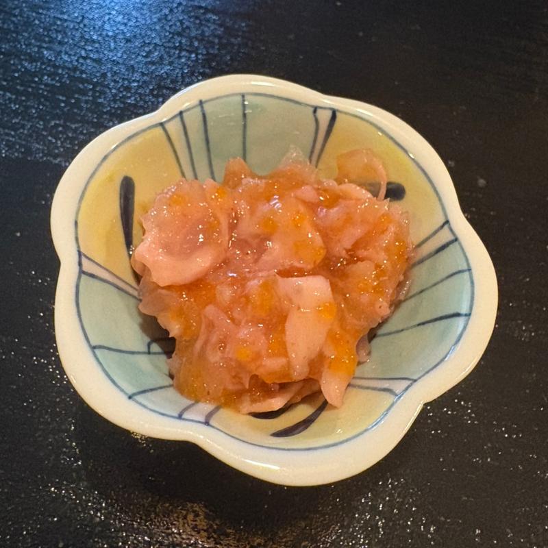 イカ軟骨の梅水晶(手打そば 一喜)