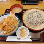 上天丼とそばセット