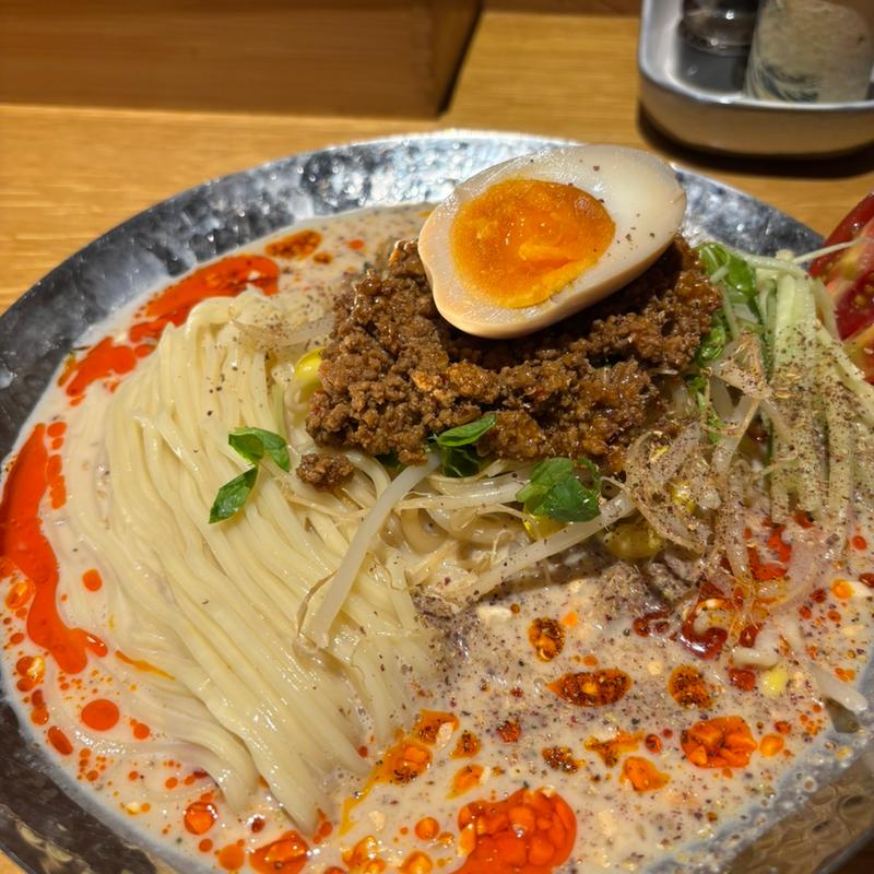 冷やし豆乳担々麺(中華そば二階堂)