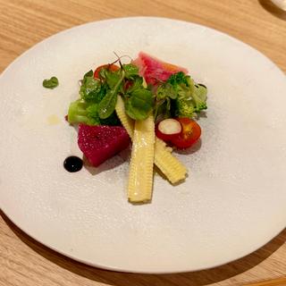 瀬戸内産の鯛のカルパッチョ