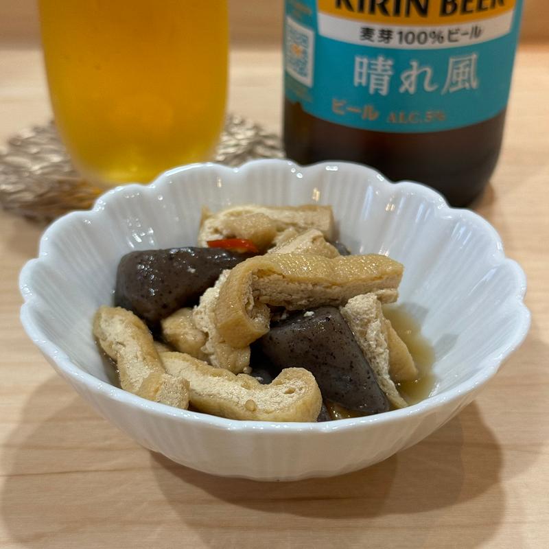 お通し(ゆみちゃんと大将)