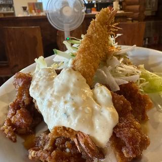 チキン南蛮＆エビフライ定食