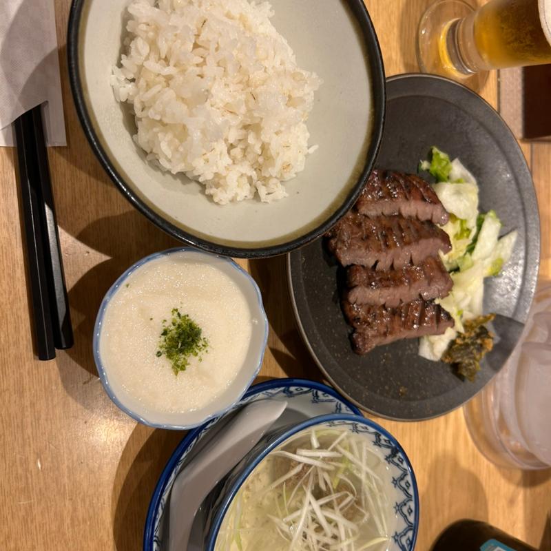 特切り厚焼定食2枚4切(味の牛たん 喜助 JR仙台駅店 （きすけ）)