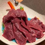 本日の刺し(Yakiniku 名もなき名店へ 一切入魂一枚売り焼肉)