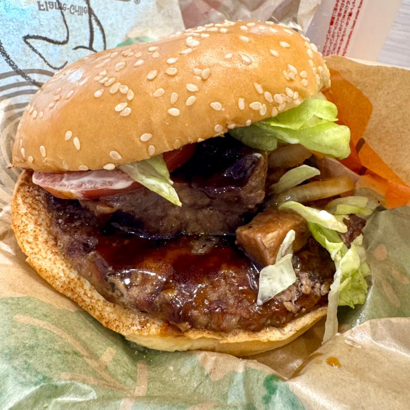 ステーキワッパーセット(バーガーキング イオンタウン茨木太田店)