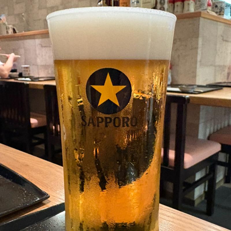 生ビール(山はら 豊洲市場店)