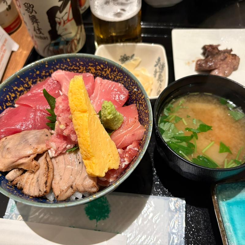 生本鮪尽くし丼(山はら 豊洲市場店)