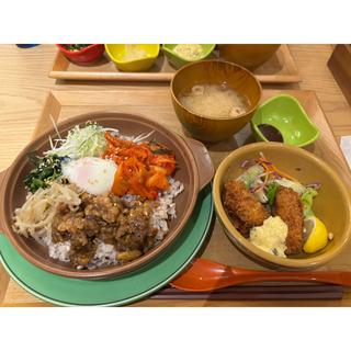 旨辛焼きビビンバ&選べる副菜
