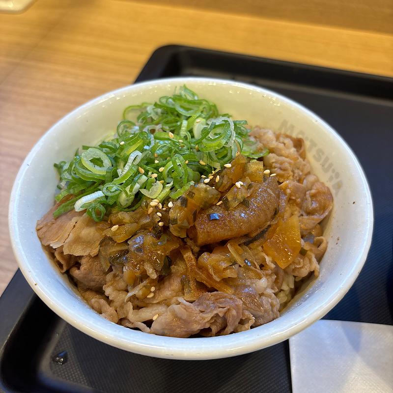 ねぶた漬牛めし（並盛）(松屋 渋谷清水橋店 )