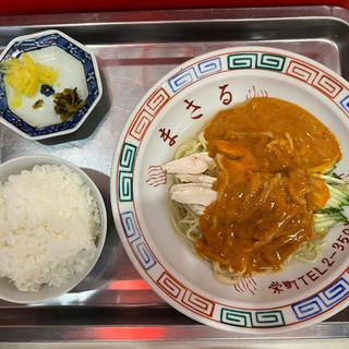 四川風冷やし中華 白飯 小