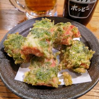 鯛ちくわと生海苔の磯辺揚げ