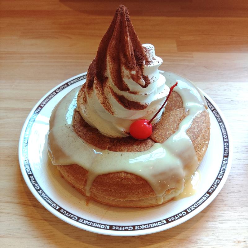 シロノワール ティラミスプリン(コメダ珈琲店 一関中里店)