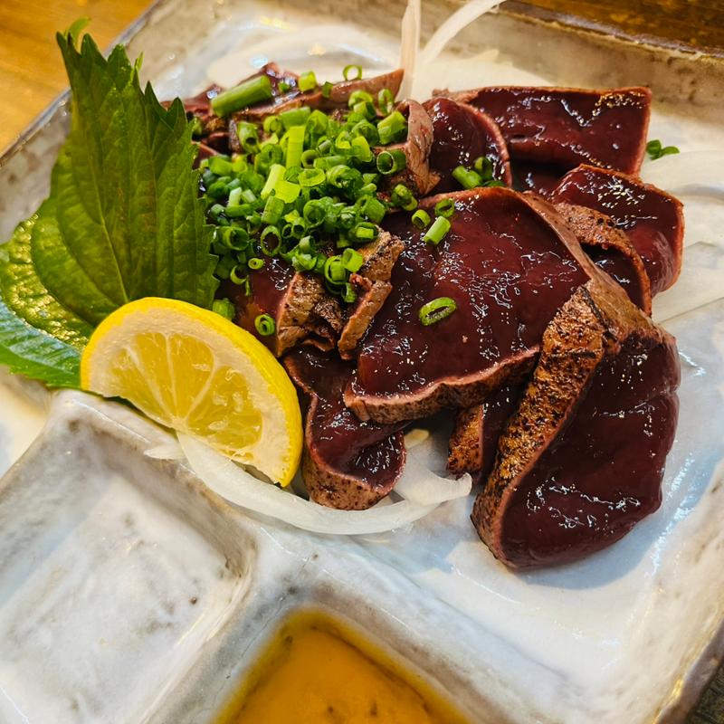 和牛レバー炙り(串焼釣天狗 )