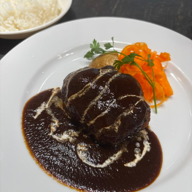 デミグラスソースのハンバーグステーキ(Bistro Roven(ビストロローブン)新宿)