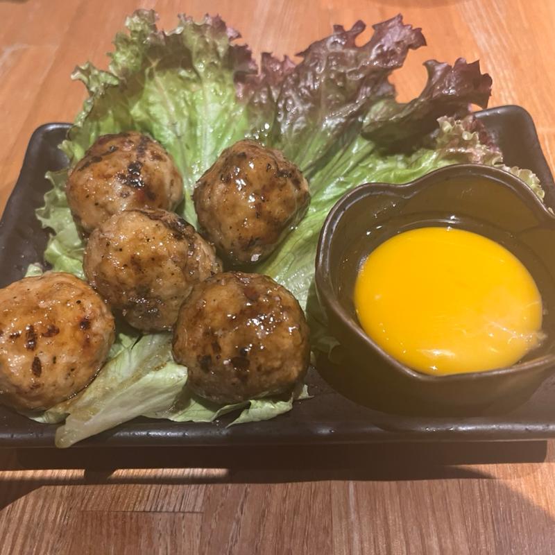 月見つくね(居酒屋 10KIO)