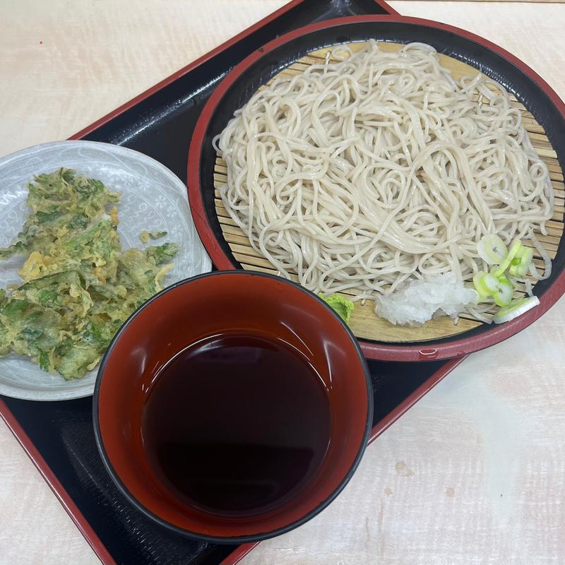 春菊天せいろ(天花そば )