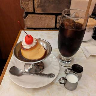 プリン ドリンクセット