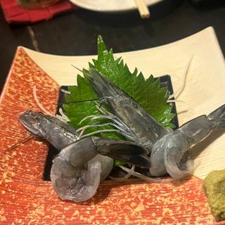 天使のえびの刺身
