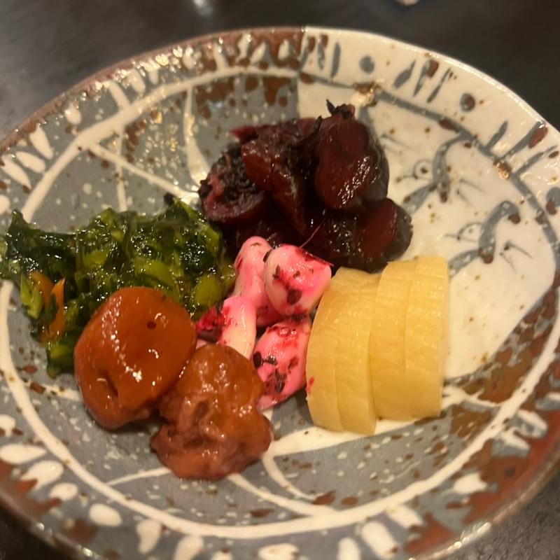 漬物盛り合わせ(毛利)