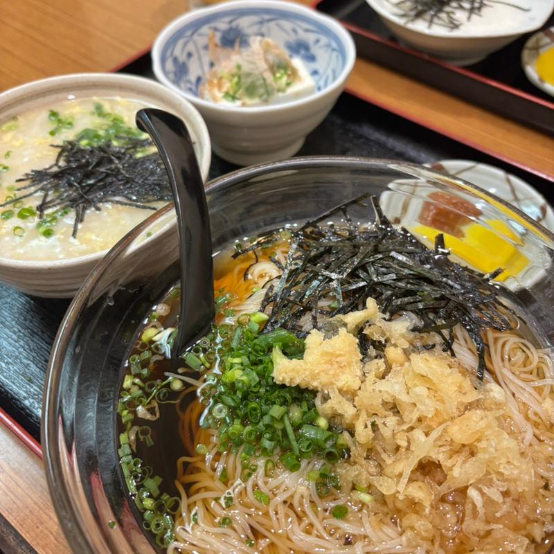 生そうめん　雑炊付き(春帆)