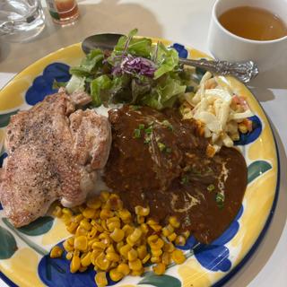 チキンステーキライス