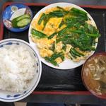 ニラ玉定食